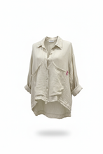 Load image into Gallery viewer, The Crystal Top // Linen