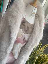 Load image into Gallery viewer, Faux Fur Jacket // Vintage Cream