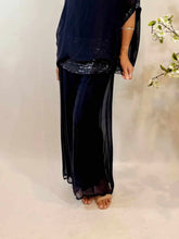 Load image into Gallery viewer, Silk Pant // Navy
