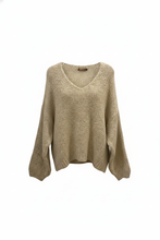Load image into Gallery viewer, Rowie Knit Jumper// Beige

