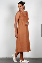 Load image into Gallery viewer, Slip Dress // Caramel Linen
