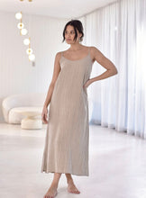 Load image into Gallery viewer, Midi Linen Slip Dress // Natural
