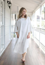 Load image into Gallery viewer, The Malle Linen Dress // Off White
