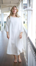 Load image into Gallery viewer, The Malle Linen Dress // Off White
