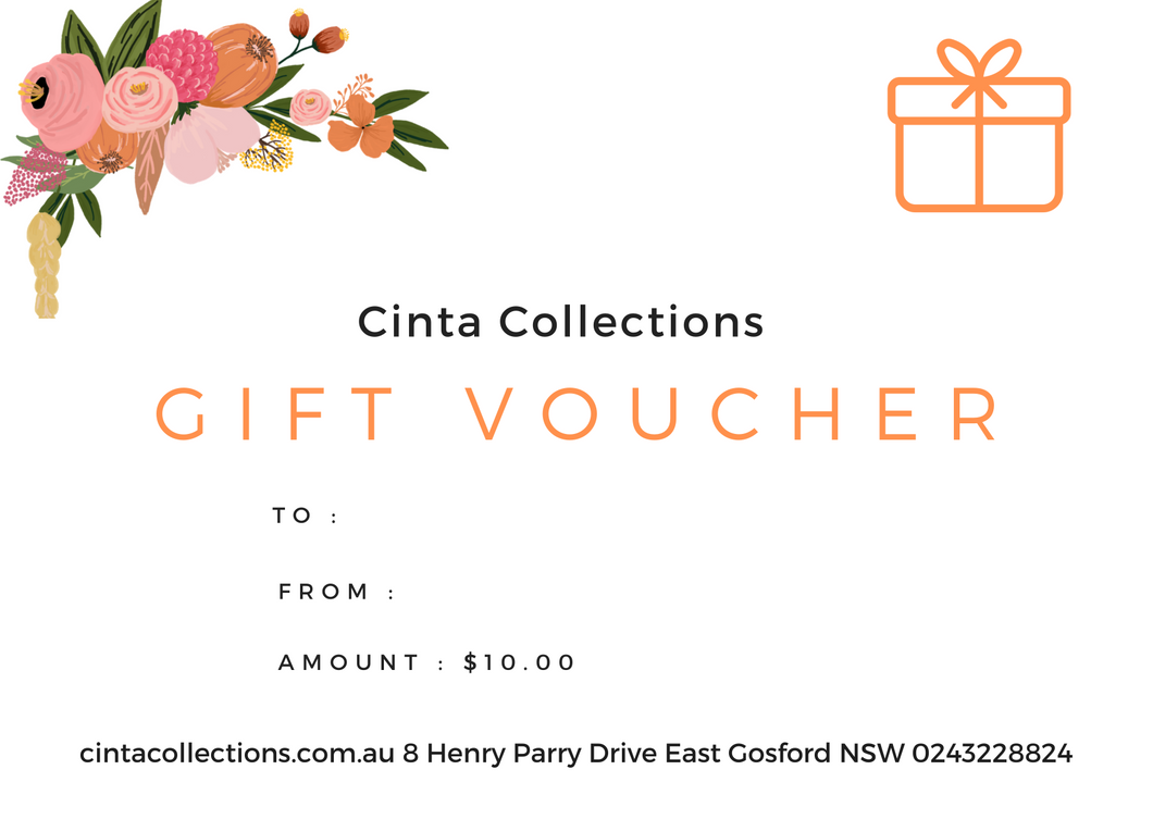 Cinta Collections Gift Card